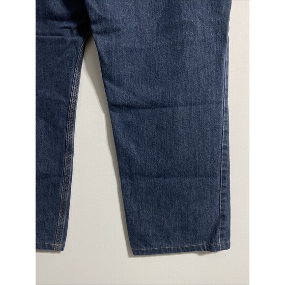 Carhartt Jeans Men's 38x32 Blue Relaxed Fit Straight Leg Mid Rise Zip Fly B18 - Picture 10 of 13